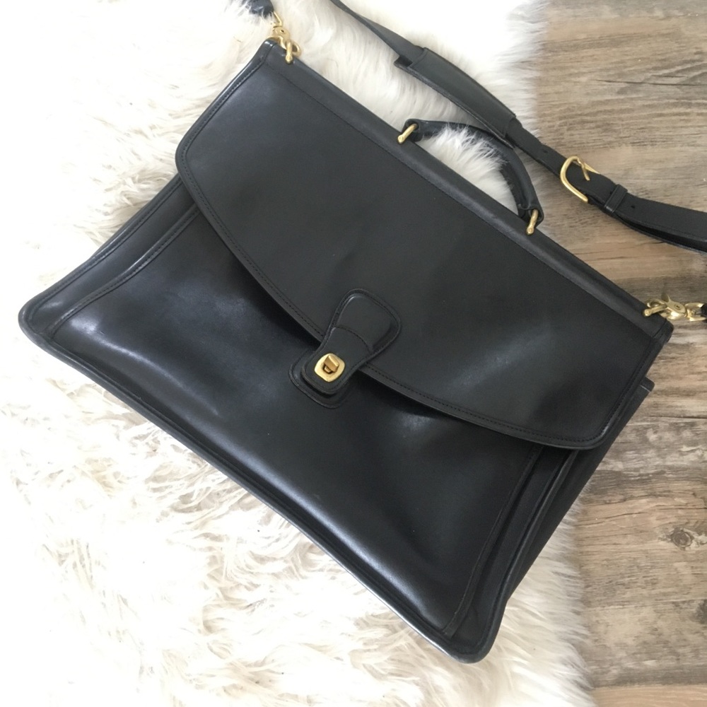 Coach leather 💼 briefcase